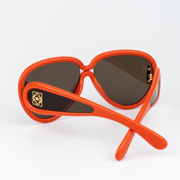 Loewe X PAULA'S IBIZA Women Sunglasses Orange Pilot LW40132I 42E NEW AUTHENTIC - Picture 5 of 10